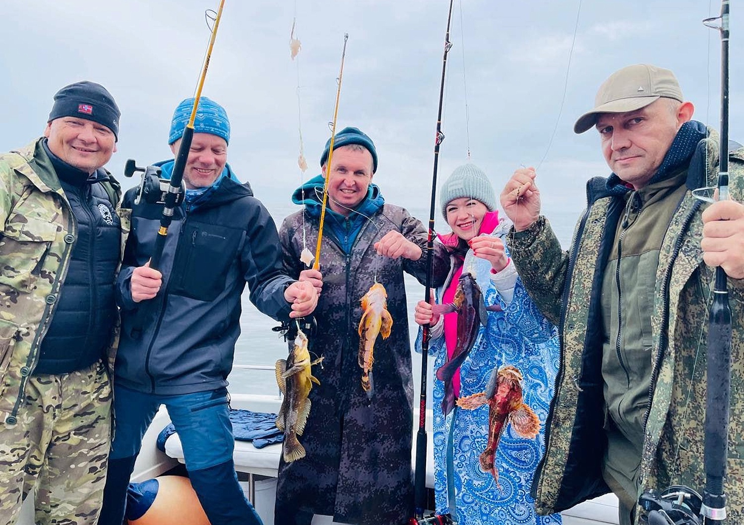 Морская рыбалка в Тихом океане - морские прогулки и экскурсии на Камчатке с Азимут Тур