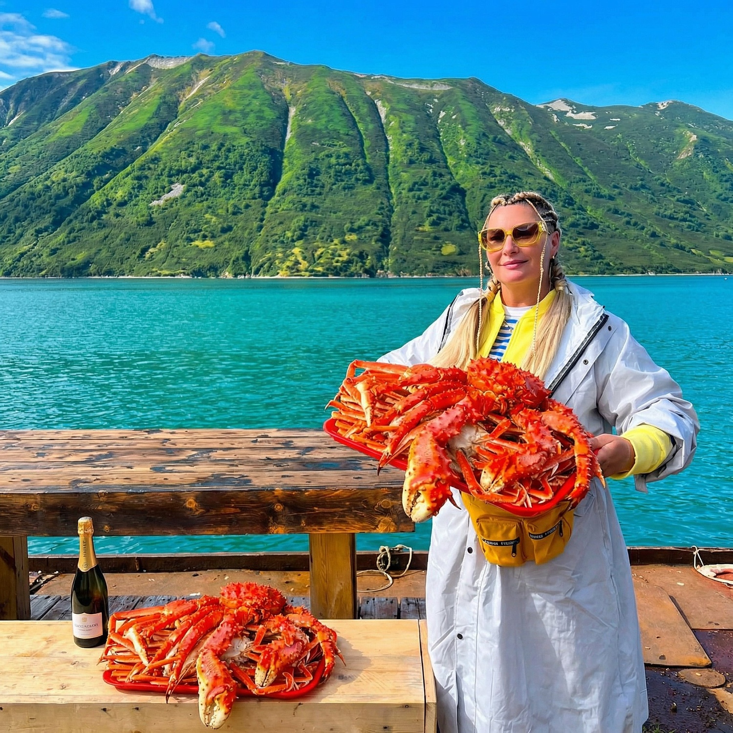 Крабовое Сафари и скалы Три Брата - морские прогулки и экскурсии на Камчатке с Азимут Тур
